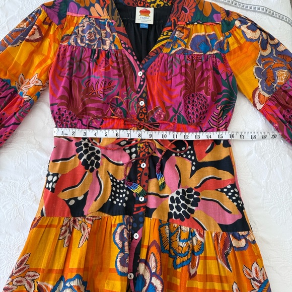 FARM Rio Button-Front Maxi Dress - Picture 9 of 9